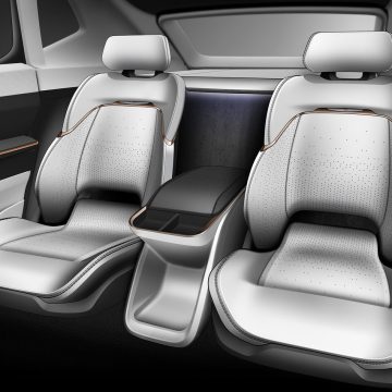 Die Rücksitze des Chrysler Airflow