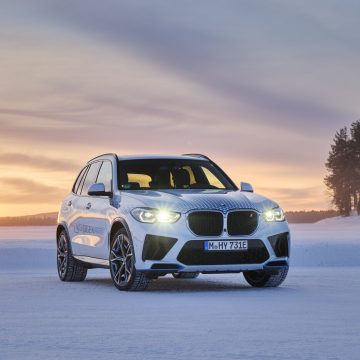 Der BMW iX5 Hydrogen im Wintertest