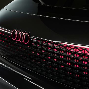Die Heckleuchten des Audi Urbansphere Concept.