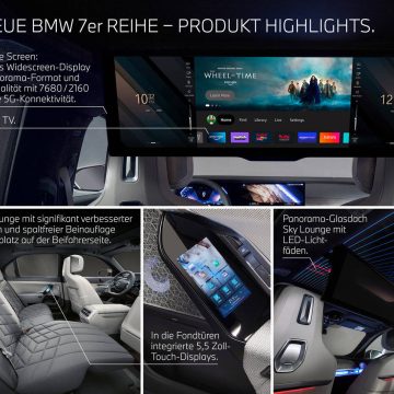 BMW i7 xDrive60 Produkthiglights