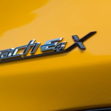 Seitlicher Schriftzug am Ford Mustang Mach-E GT