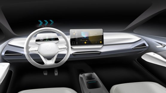 Cockpit-Skizze des VW ID.3 Facelift