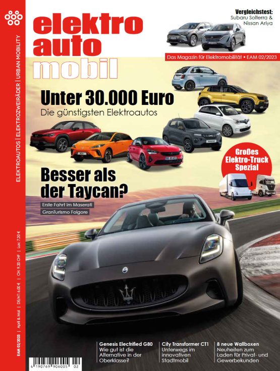 Cover der Elektroautomobil-Ausgabe 02/2023