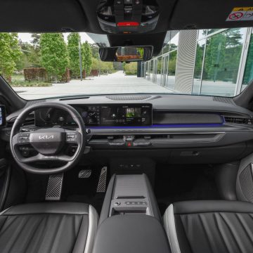 Das Cockpit des Kia EV9 GT-Line.