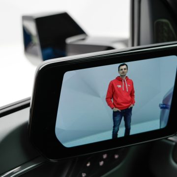 Display der Kamera-Rückspiegel im Kia EV9