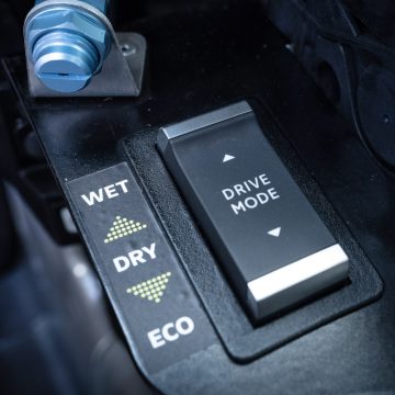 Drive-Mode-Schalter im Opel Corsa Rally Electric
