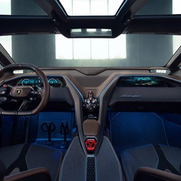 Cockpit des Lamborghini Lanzador.