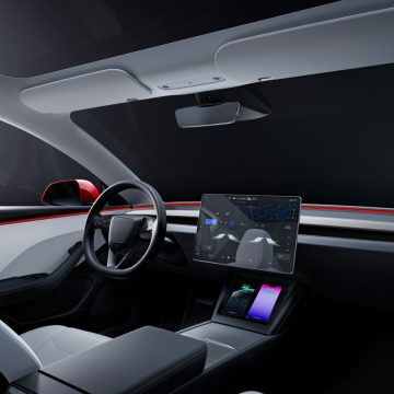 Innenraum des Tesla Model 3 Highland