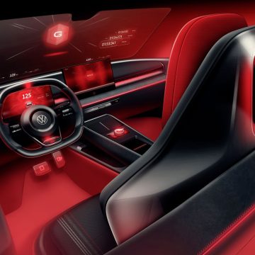 Der Innenraum des Volkswagen ID. GTI Concept
