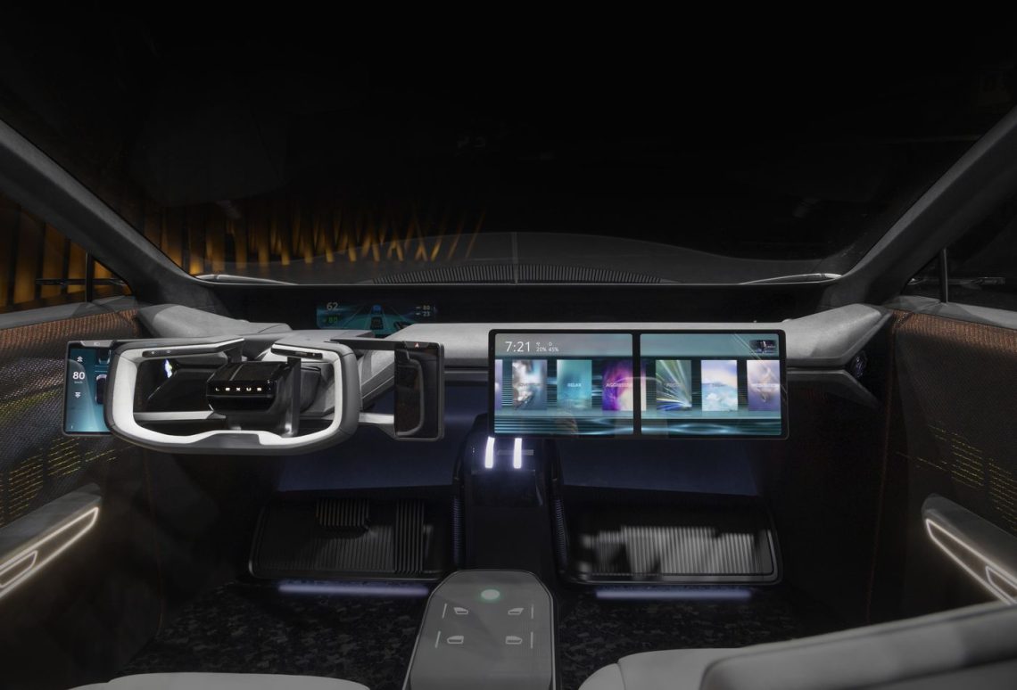 Das Cockpit des Lexus LF-ZC