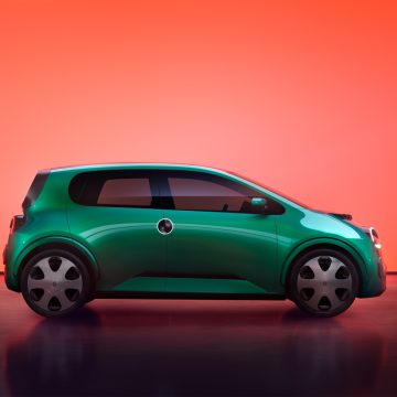Renault Twingo Concept in der Seitenansicht.