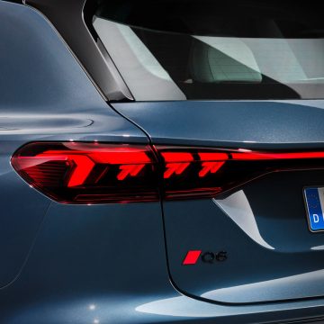 OLED-Heckleuchten des Audi Q6 e-tron